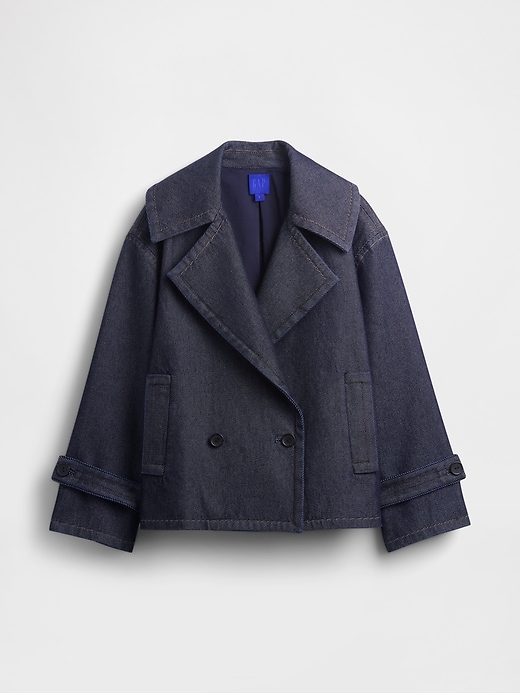 manteau cocon en denim gapstudio