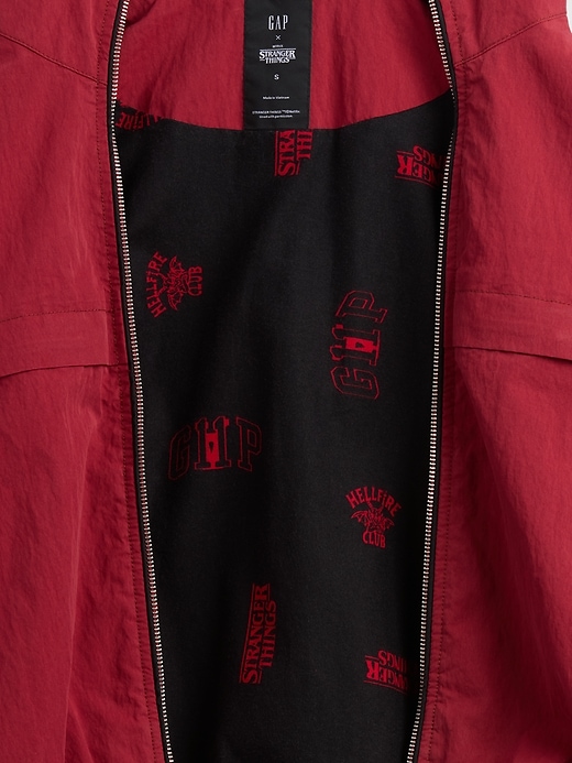 veste de survêtement doublée en flanelle stranger things