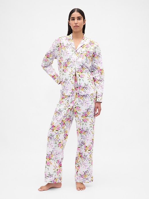 pantalon de pyjama en popeline