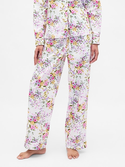 pantalon de pyjama en popeline