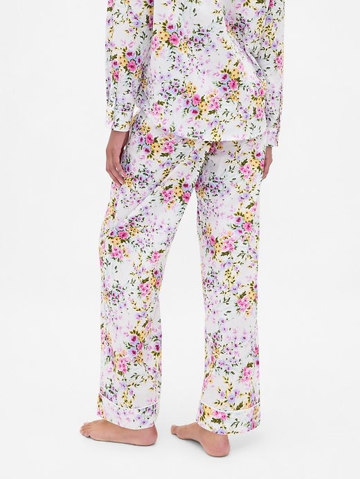 pantalon de pyjama en popeline