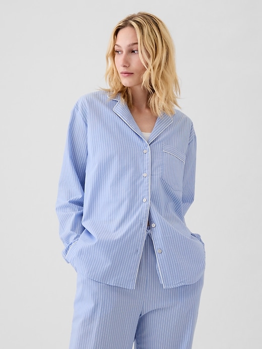 chemise de pyjama en popeline