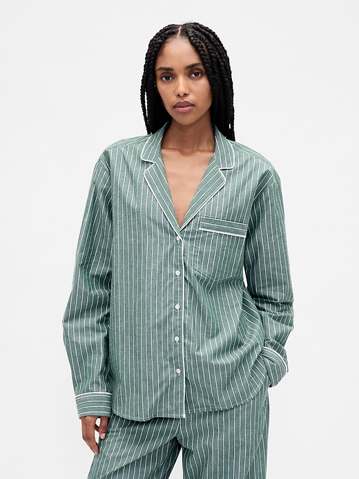 chemise de pyjama en popeline
