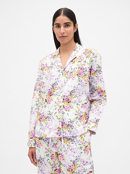 chemise de pyjama en popeline