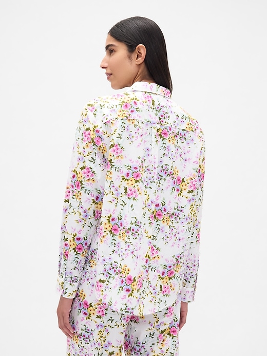 chemise de pyjama en popeline
