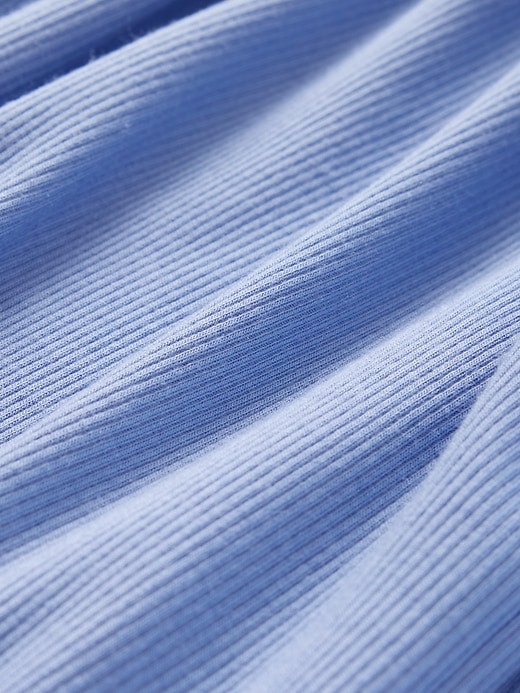 pantalon de pyjama à jambes larges en mini côtes