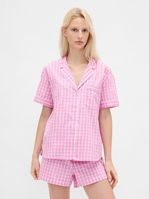chemise de pyjama en popeline