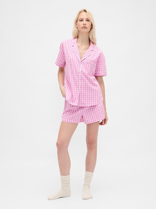 chemise de pyjama en popeline