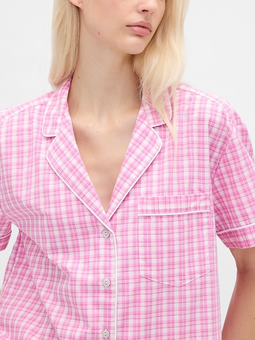 chemise de pyjama en popeline