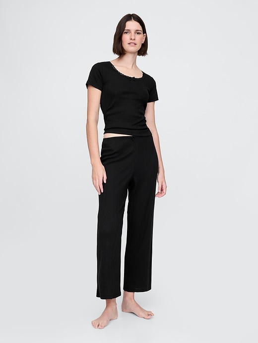 haut de pyjama à pois