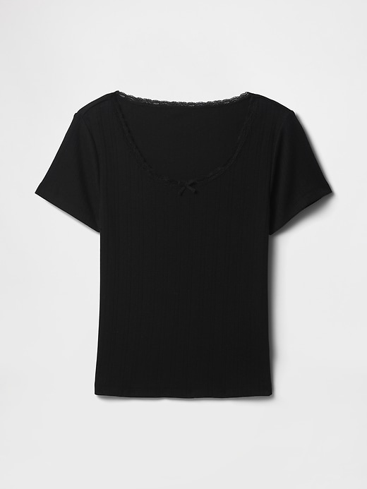 haut de pyjama à pois