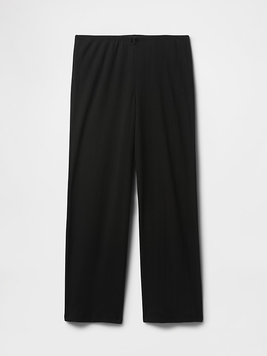 pantalon de pyjama court en maille ajourée