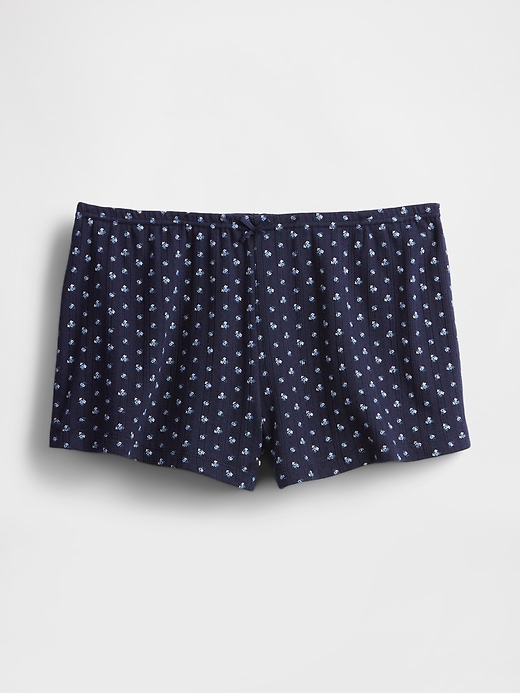 short de pyjama à mailles