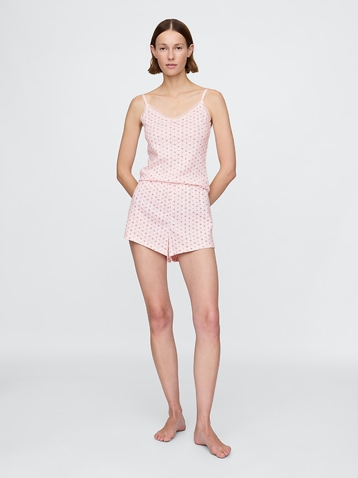 short de pyjama à mailles