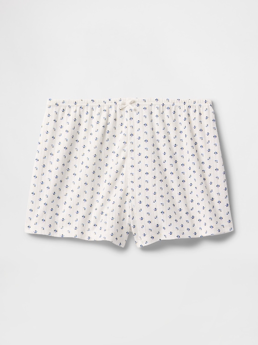 short de pyjama à mailles