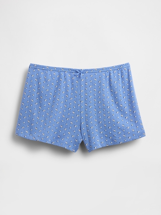 short de pyjama à mailles