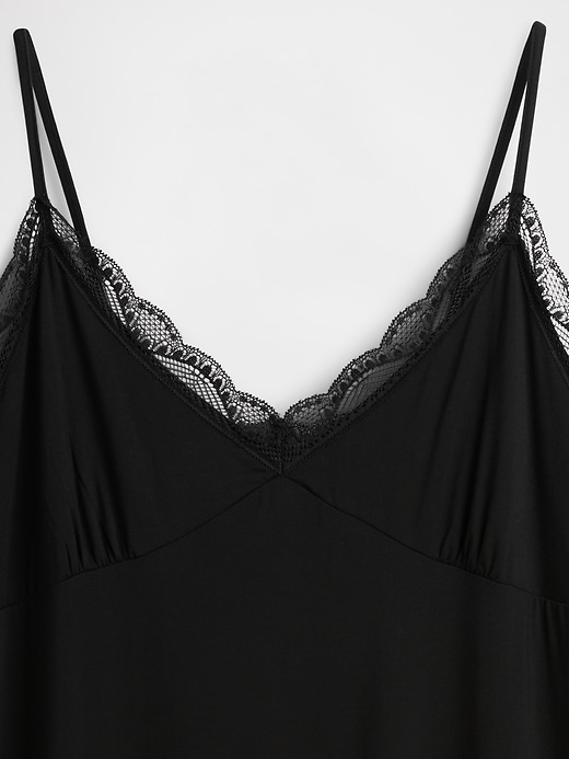 robe pyjama en dentelle modale