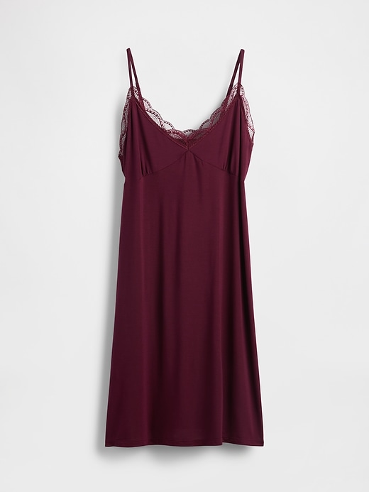 robe pyjama en dentelle modale