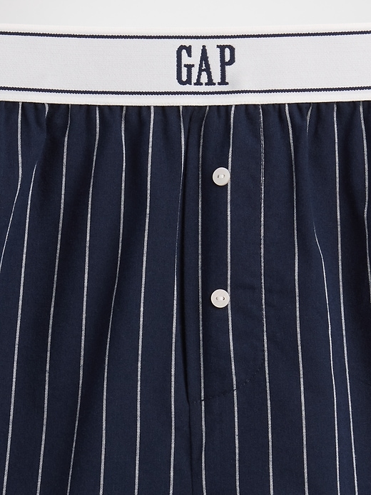 boxers de pyjama en popeline avec logo