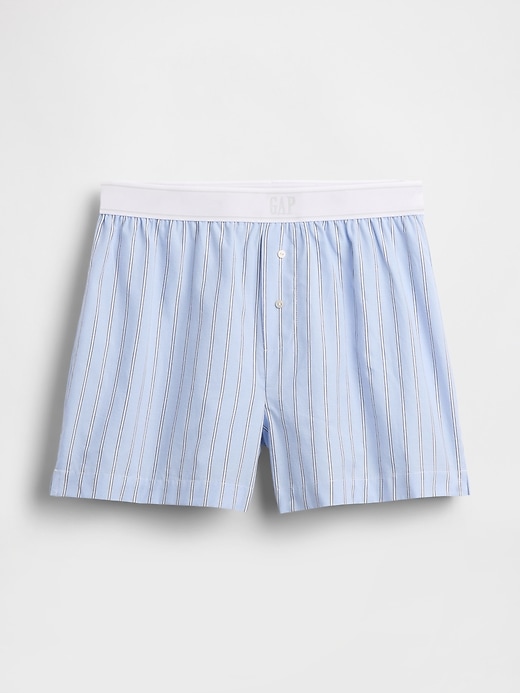 boxers de pyjama en popeline avec logo