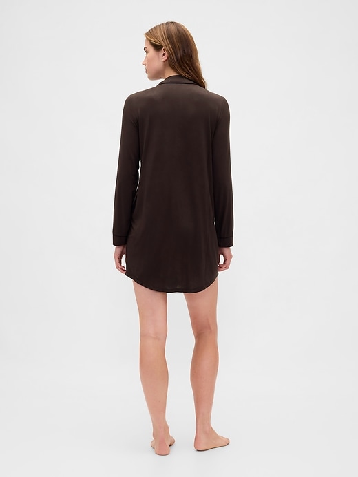 robe-chemise pyjama en modal ultra doux