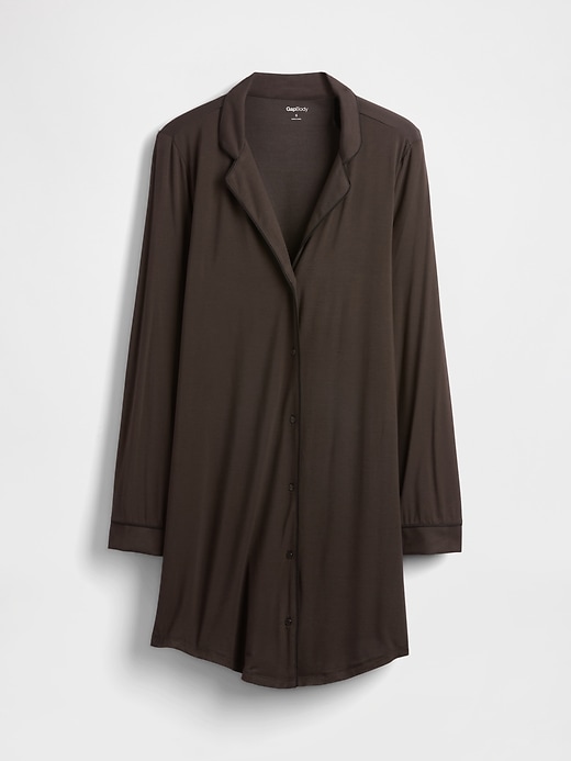 robe-chemise pyjama en modal ultra doux