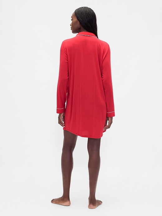 robe-chemise pyjama en modal ultra doux