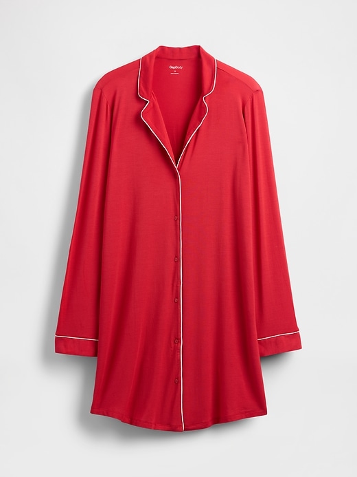 robe-chemise pyjama en modal ultra doux