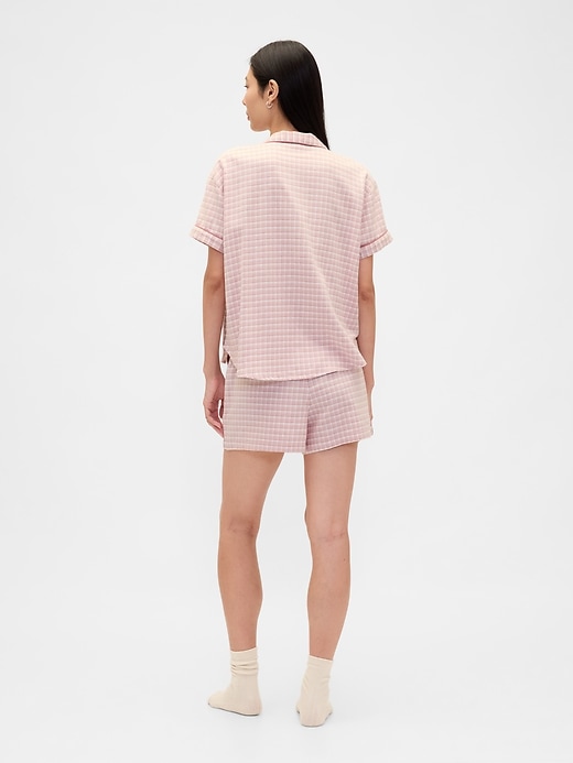 ensemble short de pyjama en flanelle ultra douce pour adulte