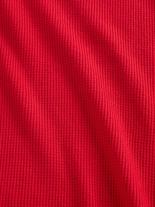 pantalon de pyjama gaufré à jambes larges