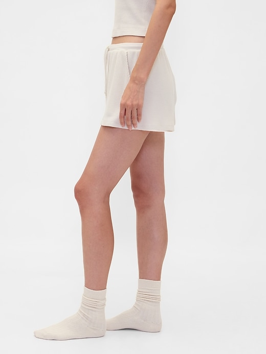 short de pyjama gaufré