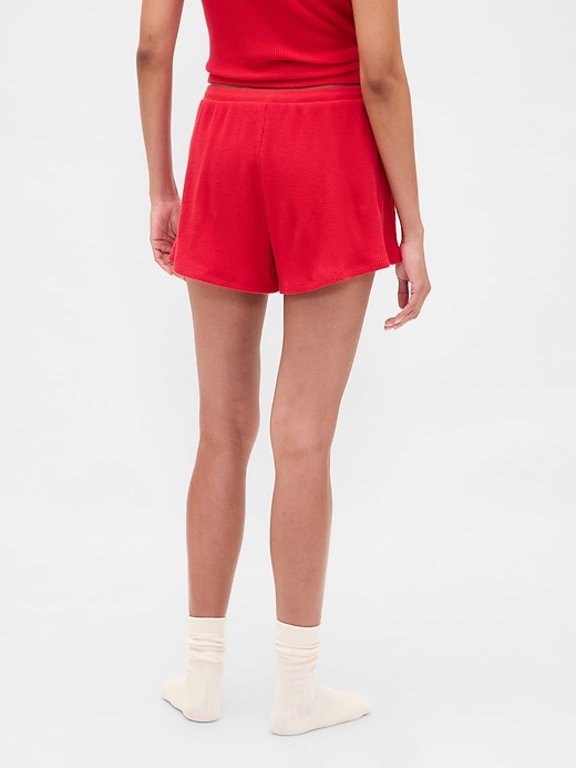 short de pyjama gaufré