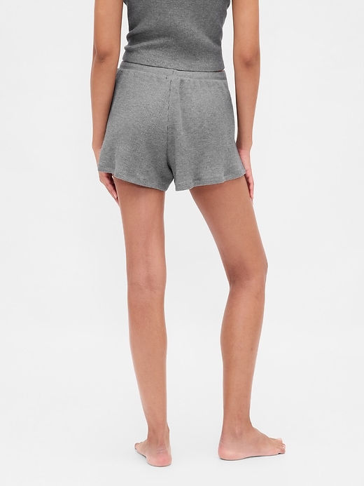 short de pyjama gaufré