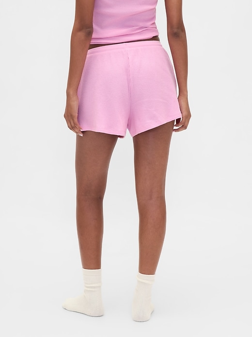 short de pyjama gaufré