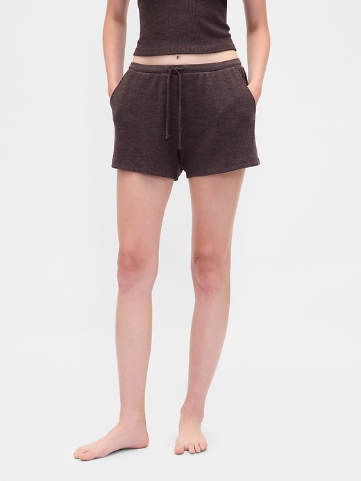 short de pyjama gaufré