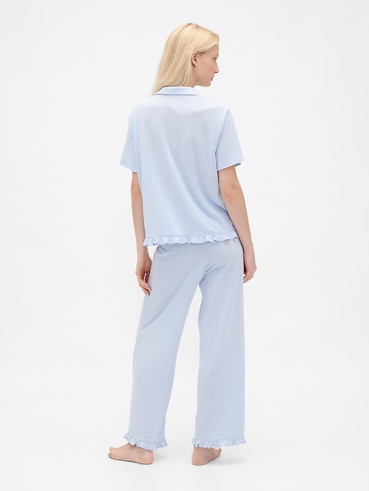 pantalon de pyjama à volants