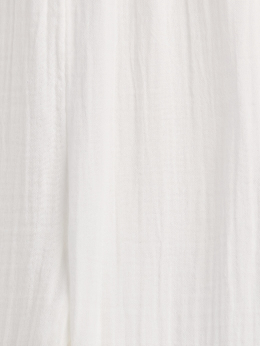 pantalon easy barrel en gaze de coton