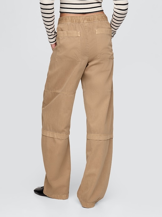 pantalon utilitaire taille mi-haute