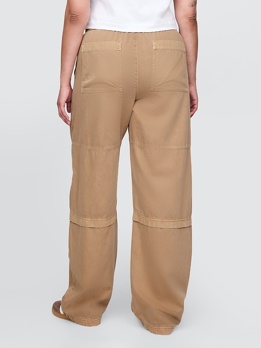 pantalon utilitaire taille mi-haute