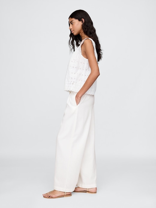 pantalon plissé taille haute gap × dÔen