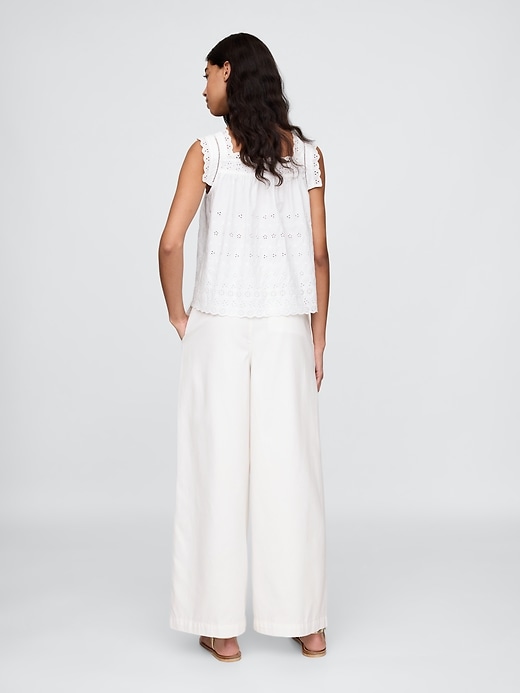 pantalon plissé taille haute gap × dÔen