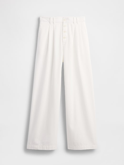pantalon plissé taille haute gap × dÔen