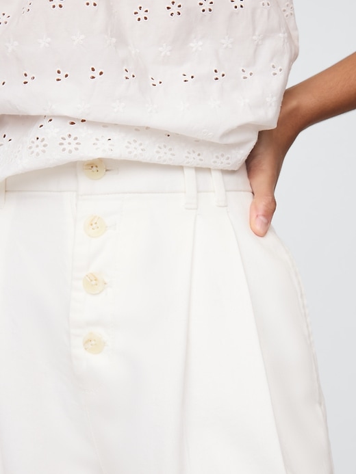 pantalon plissé taille haute gap × dÔen