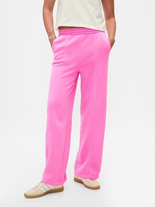 pantalon de survêtement droit à coutures souples vintage