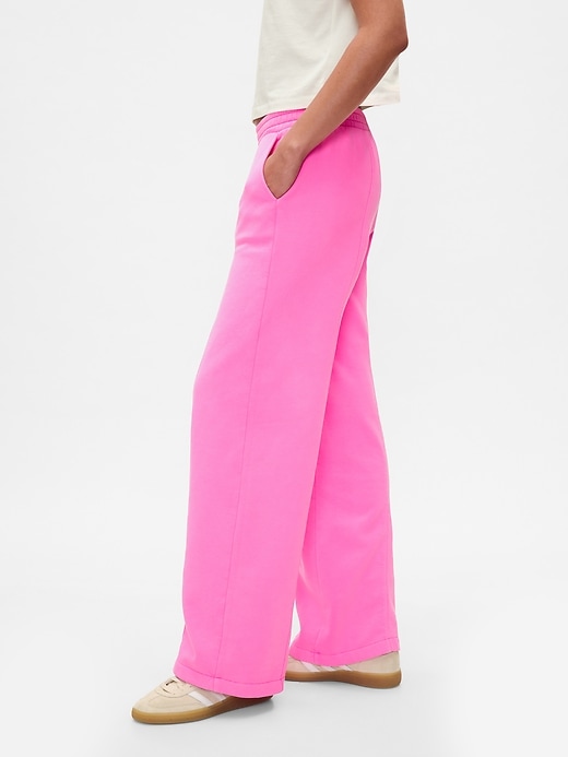pantalon de survêtement droit à coutures souples vintage