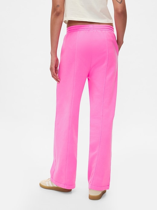 pantalon de survêtement droit à coutures souples vintage
