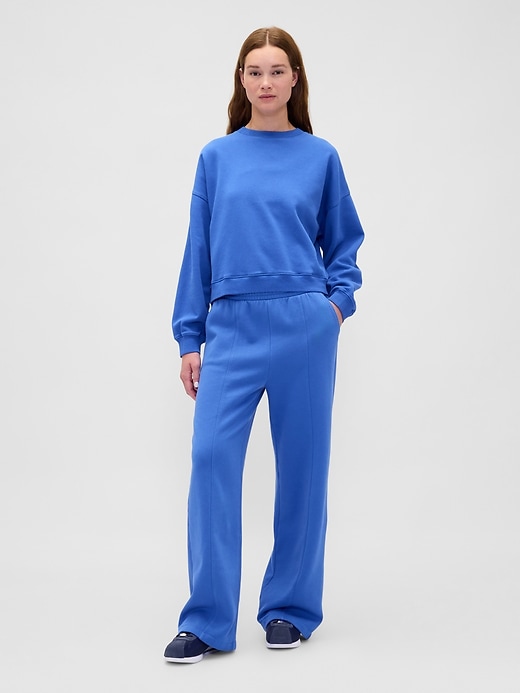pantalon de survêtement droit à coutures souples vintage