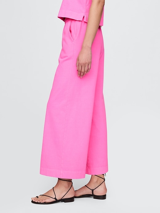 pantalon épais à jambes larges