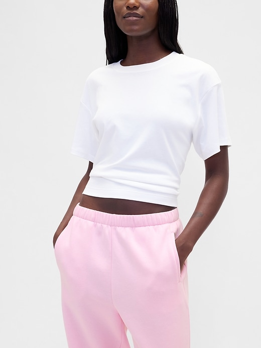 pantalon de jogging vintage souple et décontracté taille haute