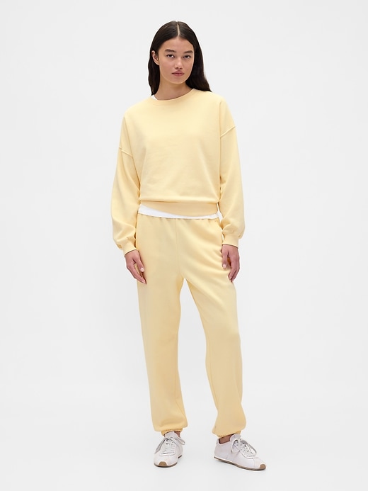 pantalon de jogging vintage souple et décontracté taille haute